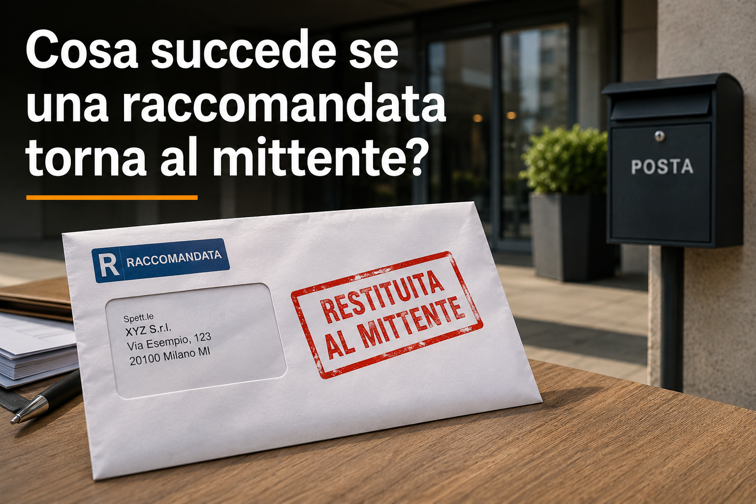 Cosa succede con una raccomandata